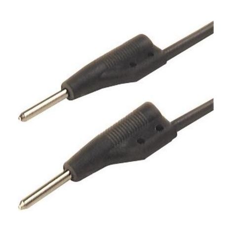 Hirschmann Test & Measurement MVL 2/100 sw Cavo di misura Spina 2 mm Spina 2 mm 1.00 m Nero 1 pz.