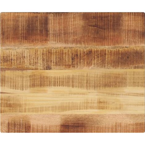 vidaXL Dessus de table rectangulaire bois massif de manguier brut