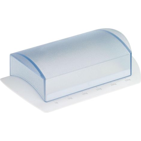 Beurrier de Table avec Echelle, Plastique, Blanc/Transparent, 21162270 (1/4)