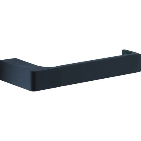 Barre WC laiton noir mat Kiamami Valentina – Porte-rouleau mural design moderne élégant, accessoire salle de bains peu encombrant