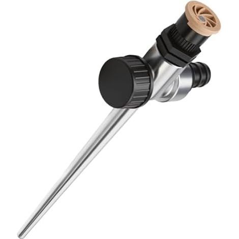 Garden Sprinkler with Circular Arc Sprinklers with Adjustable Irrigation, Durable Metal Stake for Lawns, Flowerbeds and Green Spaces, 360° Coverage, Range Up to 12m (1/5)