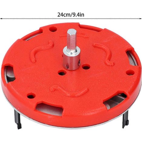 Verstellbares Stanzsägewerkzeug 25–130 mm (1/4–5 Zoll) Rundlochöffner mit 6 Aluminiumklingen für Möbelreparaturen