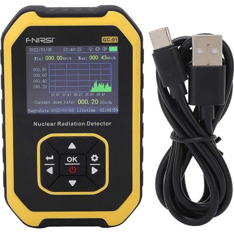 Compteur Geiger β γ Surveillance en temps réel des rayons X Appareil numérique de mesure de la radioactivité pour les carreaux de marbre (1/4)