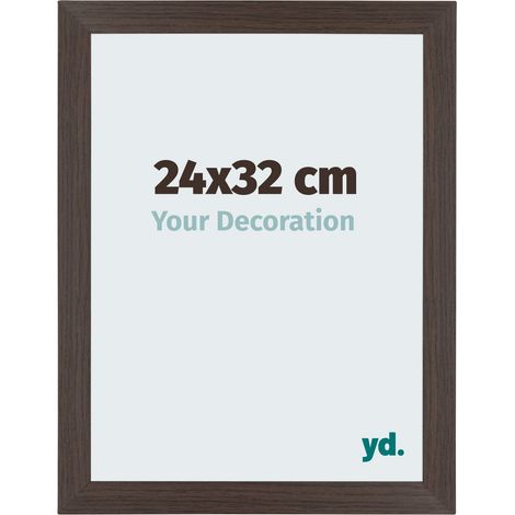 yd. - Cadre photo 24x32 - Chene Fonce - MDF - Mura