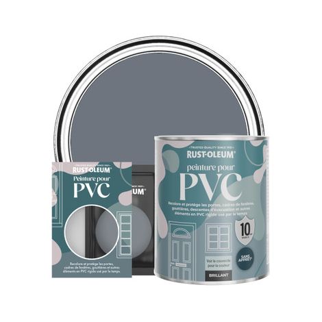 Peinture pour PVC, Finition Brillante - Gris Marine (1/3)