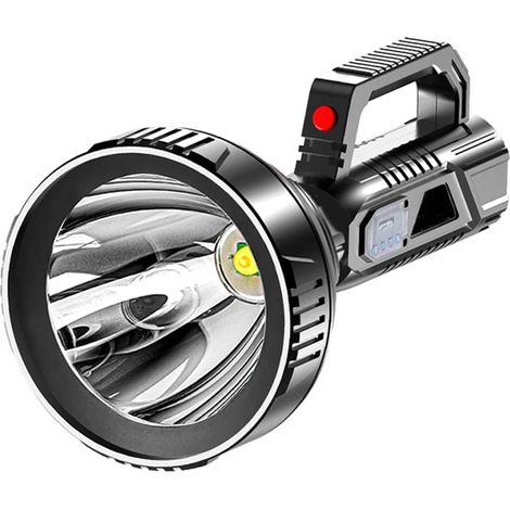 Lampe de Poche Portable à Forte LumièRe Rechargeable par USB Abs Lampe Portative Multifonctionnelle pour Projecteur Domestique à LED (1/5)
