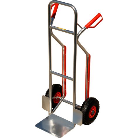 Pro-Bau-Tec Aluminium Stapelkarre mit Treppenrutsche 150kg Tragkraft