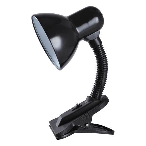Flexo de escritorio con pinza Saidu E27 Negro