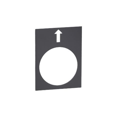 Schneider Electric Symbolschild ZB2BY2910 schwarz 30 x 40mm (1/2)