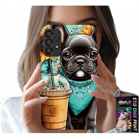 Hülle für Samsung Galaxy A53 5G – Bulldog Coffi Love, Sonnenblumen, PSI-Hülle (1/5)