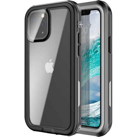 Custodia impermeabile IP67 per iPhone 12 Pro Max - Nera (1/5)