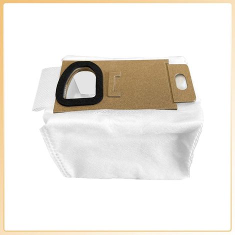 2 Paquets de Sacs à poussière de Remplacement pour Roborock H6 H7 Robot Aspirateur Tissu Non-tissé 4 Couches Tissu Soufflé Kit de Sac d'Aspiration (1/5)