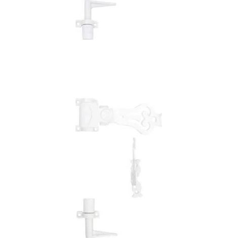 Kit accessori Torbel TUBRAIN in alluminio bianco per finestre