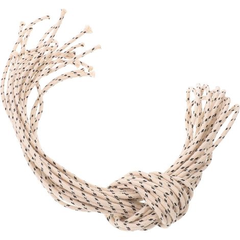 10 Rouleaux Mèches Rondes en Coton 0, 4cm pour Lampe à Huile (1/5)