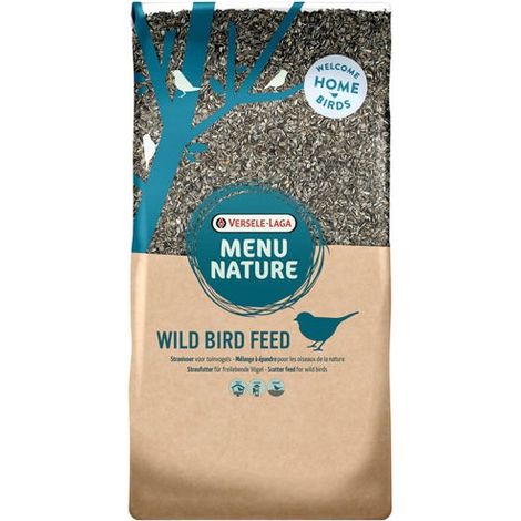 Graines de tournesol pour oiseaux sauvages VERSELE LAGA MENU NATURE sachet 7,5 kg