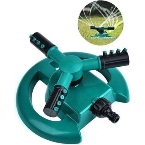 Automatic garden and lawn sprinkler - With 360° rotating watering system - For even watering thanks to rotating precision spray heads (1/4)