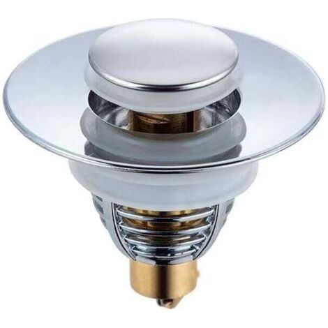Bouchon de vidange universel pour évier, bouchon de vidange amélioré, bouchon de vidange extractible pour salle de bain, cuisine, évier (drain 32-42 mm)