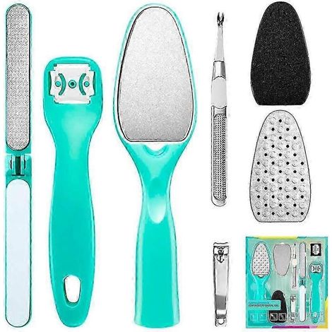 Damen-Pflegeset aus Edelstahl, inklusive professioneller Maniküre-, Nagelknipser- und Pediküre-Werkzeuge – ideal für Reisen oder zu Hause (1/5)