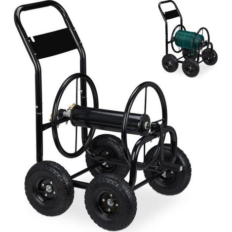 Carrello portagomma in metallo nero (1/5)