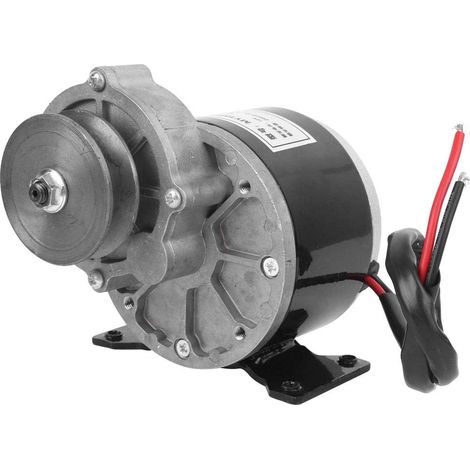 Motoréducteur, 12 V 250 W Pur Cuivre Courroie Poulie Engrenage Accessoire Moteur pour Scooter de Vélo Électrique (1/5)
