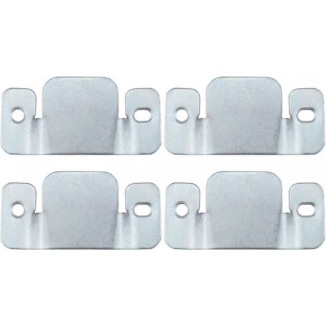 4 Pcs Connecteur de Canapé avec Vis, Fixation Canape Universels en Métal pour Canapé Sectionnel (1/5)