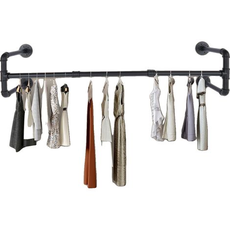 Porte-manteau, Capacité de charge 30kg, Longueur de la tige 35cm, Distance du mur 24cm, Hauteur du produit 24,9cm, Distance horizontale 117,8cm (1/5)