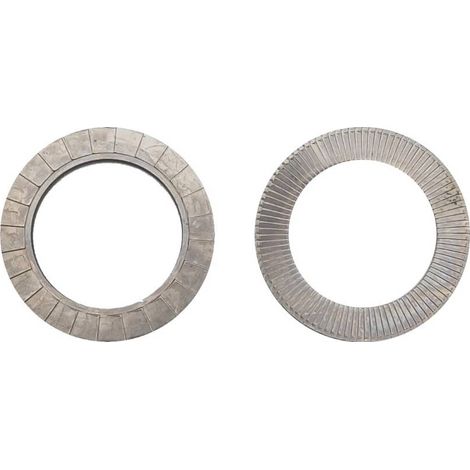 100 Rondelles de Sécurité Autobloquantes NORDLOCK Larges M12 mm - Inox A4L - D-Work