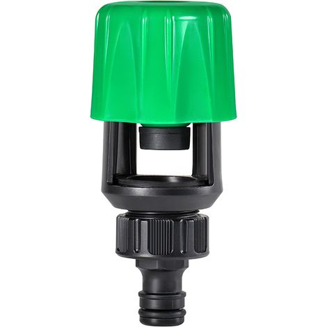 Adaptateur de raccord universel pour tuyau de robinet cuisine et jardin, lot 1 pièce, couleur verte (1/5)