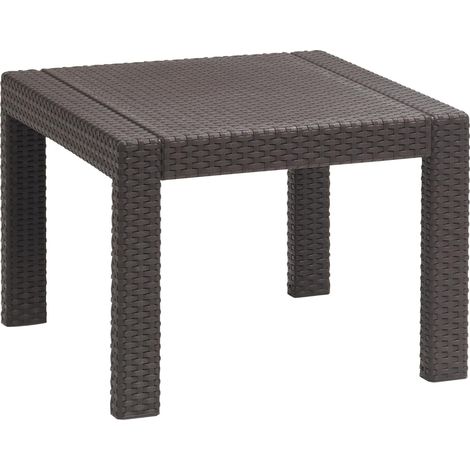 Allibert Polyrattan Gartentisch "Victoria", braun