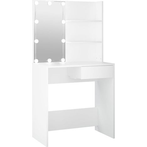 Coiffeuse avec LED Blanc 74,5x40x141 (1/5)