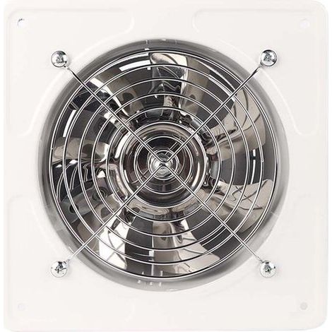 190 mm 40 W 220 V geräuscharmer Wandlüfter für Wohnraum, Badezimmer, Küche, Garage (Weiß) (1/5)