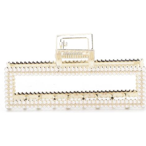 Pinces à cheveux en alliage avec perles artificielles, clips décoratifs pour coiffage, lot de serre-cheveux élégants pour femme (1/5)