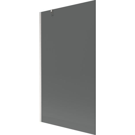 Mexen Next paravento da vasca da bagno a 1 anta 100 x 150 cm, grafite, nichel spazzolato - 895-100-000-00-40-97 (1/5)