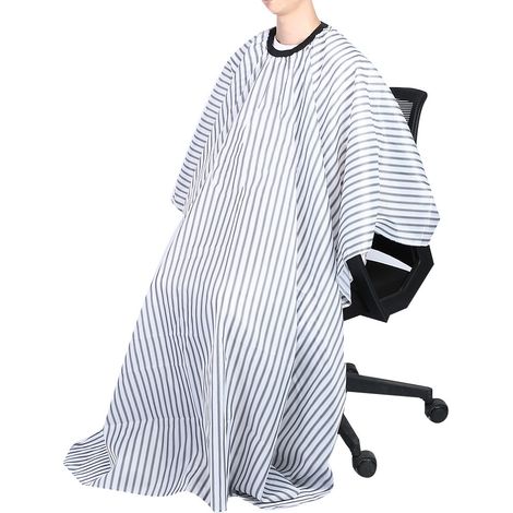 Tablier imperméable professionnel pour la coupe et la coloration des cheveux, idéal pour un salon de coiffure à domicile. (1/5)