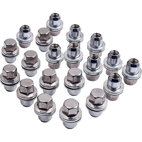 royaluxe -20x Pour Range Rover Sport 2005-2013 écrou de roue en alliage inoxydable cap (1/5)