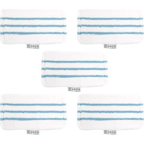 Pack of 5 Microfiber Pads for Steam Mop Replacement-- (1/5)