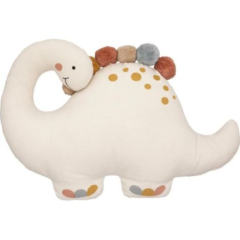 Coussin Déco Enfant Dinosaure 40cm Ivoire (1/2)