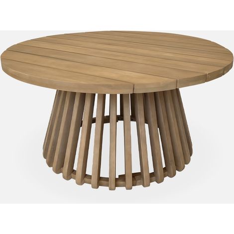 Mesa de centro de jardín de madera (1/5)