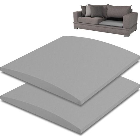 2PCS 50 x 50 cm Coussin de canapé de soutien pour siège affaissé - Planches de soutien pour canapé - Réparation en mousse - Remplacement de réparation d’affaissement haute densité