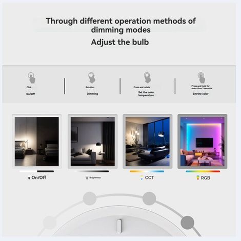 Un interrupteur intelligent sans fil ZigBee de style graffiti pour la domotique, vous permettant de créer des scénarios via l'application Life. (1/3)