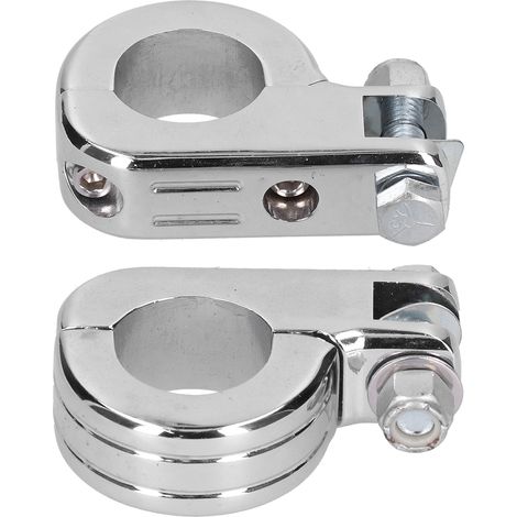 Lot de 2 supports de repose-pieds de protection moteur en alliage d'aluminium, accessoire de moto compatible Honda (1/5)