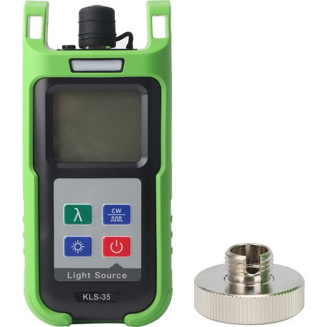 Kit de Test Fibre Optique KLS35S Source de Lumière Monomode Double Longueur d'Onde Compteur de Puissance Optique Portable avec Affichage Précis (1/5)