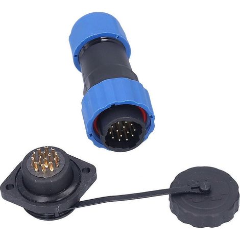 IP68 Wasserdichter Stecker/Buchse Flansch Luftfahrt Stecker/Buchse Stoßverbinder AC250V 5A SP2014 Pin