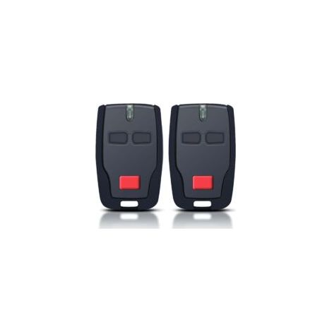 Mando a distancia para puerta de garaje BFT Mitto 2 B RCB, mando a distancia de 2 canales de 433 MHz para Rolling BFT Mitto 2, Kleio, Ghibli, TRC 2, Kleio, Ghibli, TR (2 unidades)