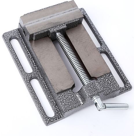 Étau de perçage en acier, grande ouverture, serrage ferme, pince d'établi pour menuiserie 4 pouces gris (1/5)
