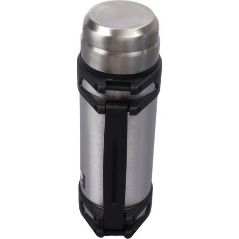 Isolierte Wasserflasche 2L, Edelstahl, doppelwandig, vakuumisoliert, ideal für Outdoor-Aktivitäten wie Reisen, Wandern und Angeln. (1/5)
