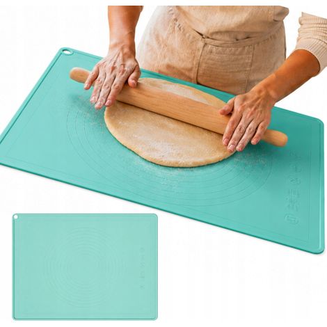 Silikon-Backbrett 70 x 50 cm, türkis, mit Antirutschmatte (1/5)