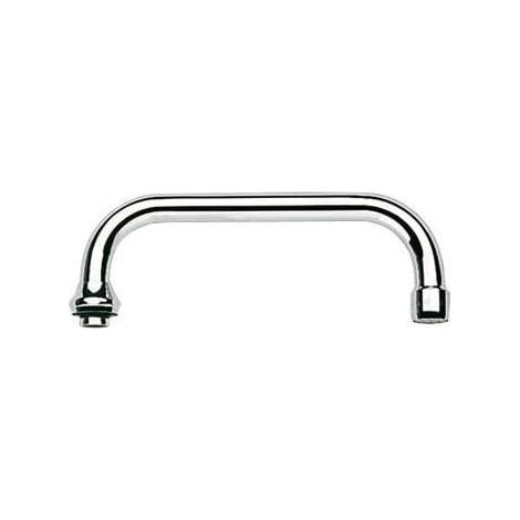 1 Évacuation en U Bec tournant 200 mm Chromé Laiton Pour robinetterie murale cuisine (1/3)