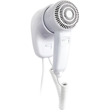 Asciugacapelli Phon da parete regolabile compatto Hotel 1200 Watt HD21 Stark