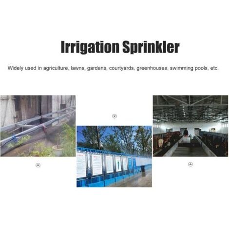 50PCS Goutteur Irrigation Réglable , goutteur d'irrigation émetteur de Goutte à Durable 4L équipement d'émetteur Compensation Pression (1/3)